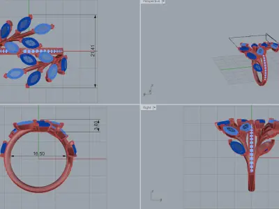 Ring 61121 3D print model