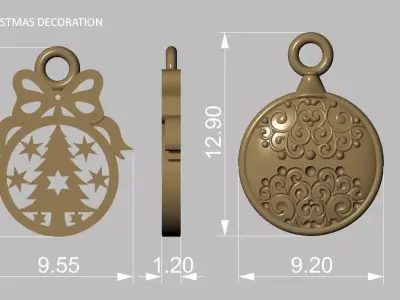 Christmas decoration 2023 3D print model