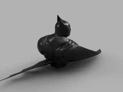 Batman Torso with cape Free 3D print model