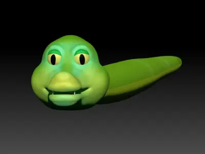 Snake Cartoon 3D model purchase