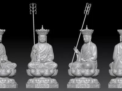 Ksitigarbha  3D print model