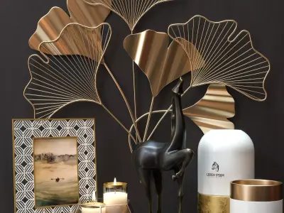 Decorative set 3D model 17