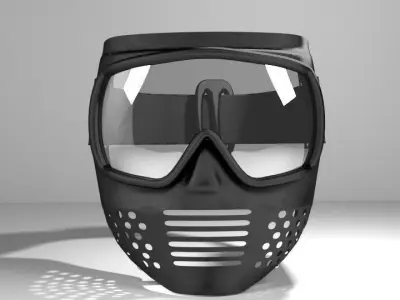 Paintball Mask 3D model