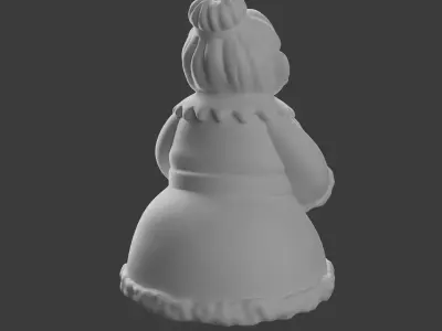 Mrs Claus 3d print 3D print model