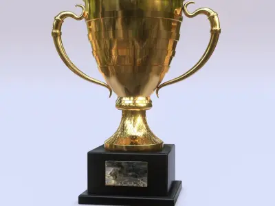 Trophy - Award - Sports - Game Ready  Low-poly 3D model