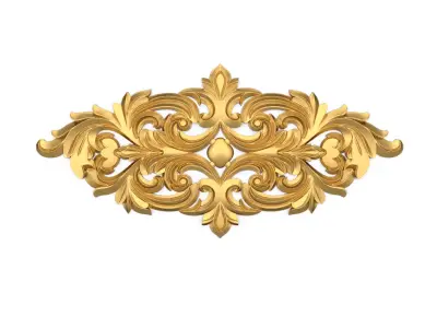 carved classic decorative ornament cnc 3d printing stl 40 3D model