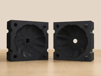 PUMPKIN CANDLE MOLD 3D print model