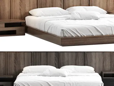 Samba Bed Invisible Collection 3D model