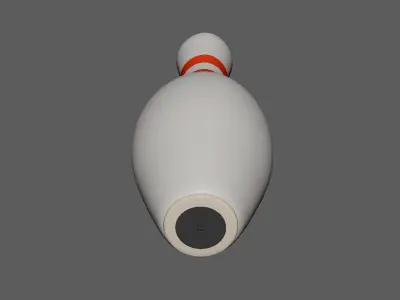 Bowling ball and pin 3D model purchase