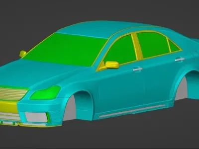2005 Toyota Crown S180 K Break Body Kit 3D model