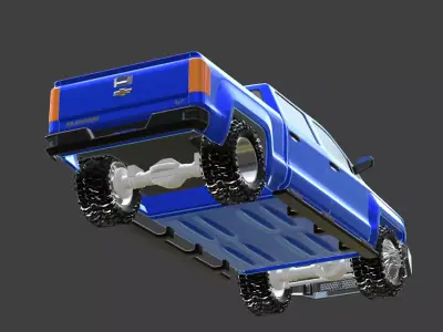 2018 CHEVY SILVERADO TRUCK 3D print model