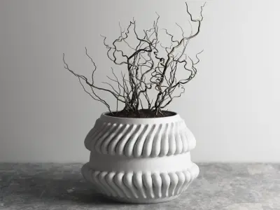 vase pot planter 3d print 876  3D print model