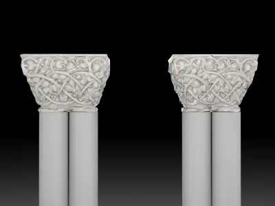 Capital 5 Low-poly 3D model