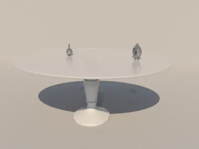 Simple table Free low-poly 3D model