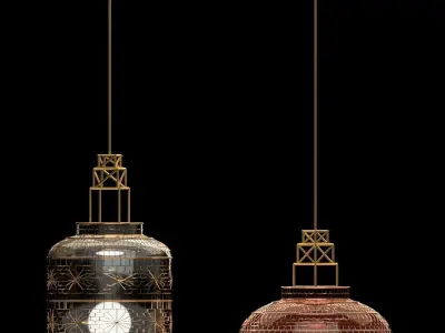 Chinese lantern 3D model 23