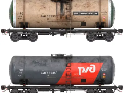 Railroad Tank Car 15-5103-07 3D model