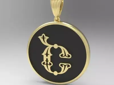 Decorative Letter Sh 3D print model