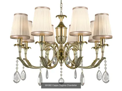 691 Cappa Gold Osgona Collection of Lamps 3D Model Pack