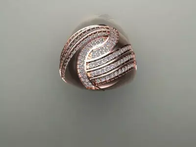 diamond ring 3D print model