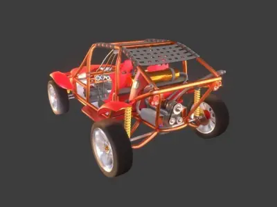 Desert Buggy Vehicle By Gorgan 3D model