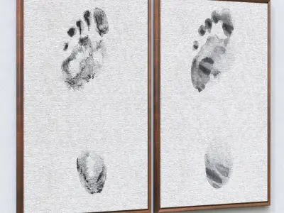 Photo Frames-Set 02 3D model