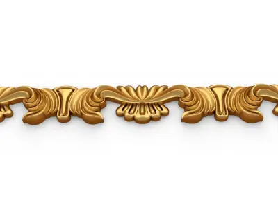 Classic decor ornament 74  3D print model