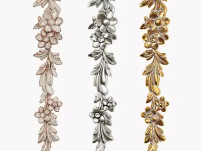 Classic carved 213 3D model