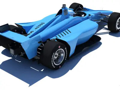 Indycar 2018 - Road 3D model