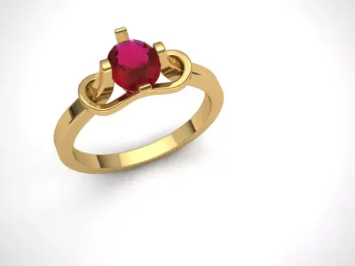 rings jesus christ ring 3D model