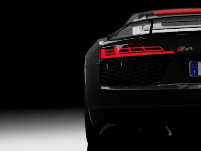Audi R8 3D model V3