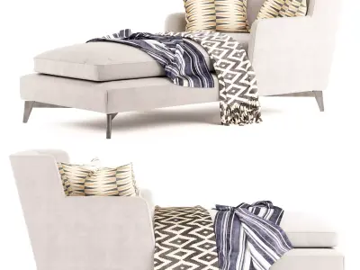 Vibieffe Class Chaise Longue 3D model