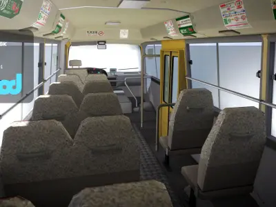 HK Van Left-hand drive 001 3D model