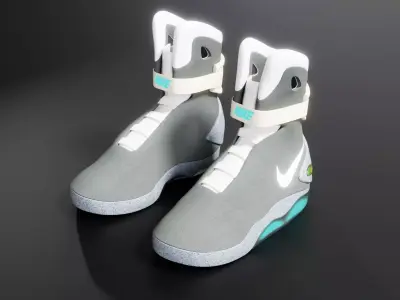  NIKE MAG sneakers 3D model