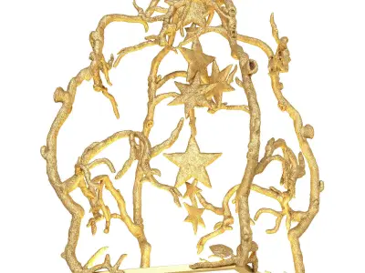 Joy de Rohan chabot pluie detoiles 3D model