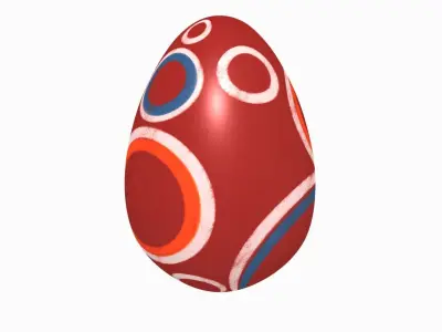 Easter Eggs kit - volume 3 Low-poly 3D model