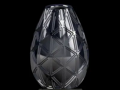 vaseset geometric vase 3D print model