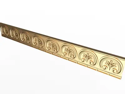 Ornament Element Molding 013 Low-poly 3D model