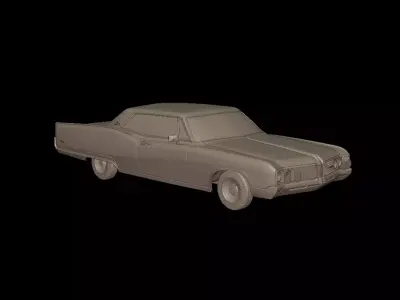 Buick Electra 225 1968  two doors 3D print model