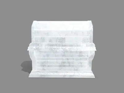 Chest box Low-poly 3D model