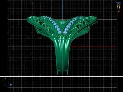 Women Ring 3DM Womens Ring 3d models 3D print model 3D print model 4