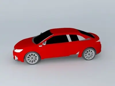 Lazor car Free 3D model