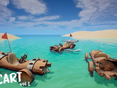 GoCart VOL 1 Low-poly 3D model