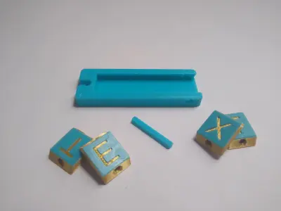 Customizable Tag - Dovetail Tile System Free 3D print model