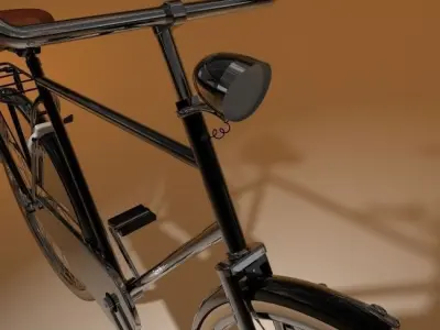 bicycle 2 vintage 3D model