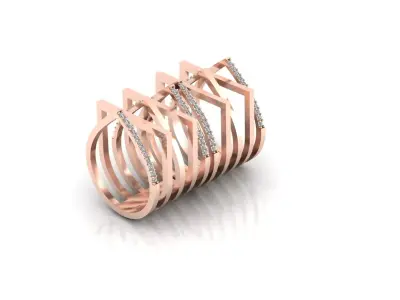 free jewelry ring Free 3D print model buy