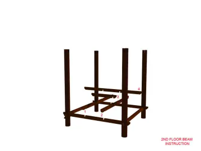 DESAIN GAZEBO 3D model