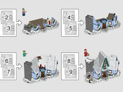 TwindBricks3D - 10293 Santa Visit 3D print model