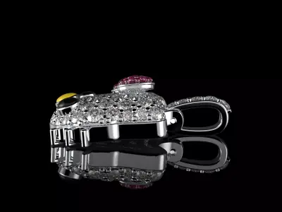 Hello Kitty Pendant 3D print model