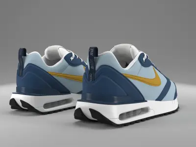 Air Max Dawn Particle Grey PBR Low-poly 3D model