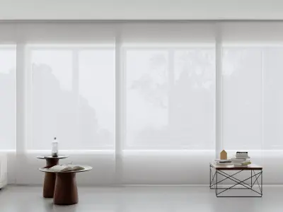 Modern living room dining room interior scenes 473 3D model